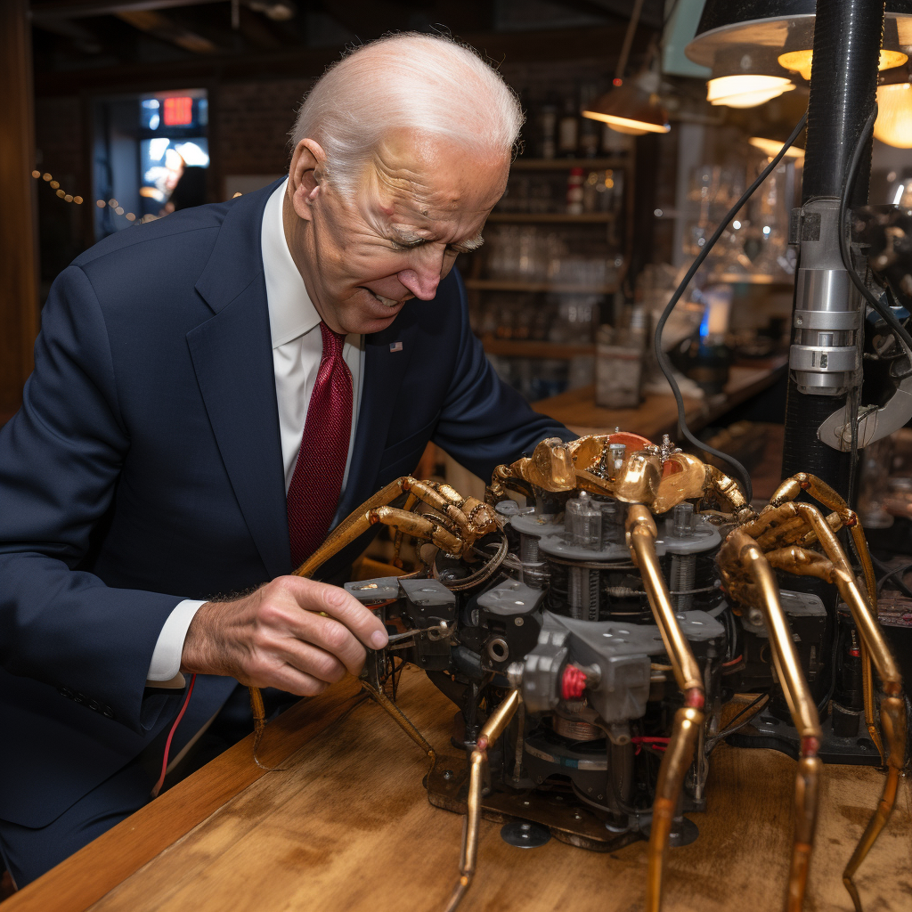 Biden crab conspiracy voting machine