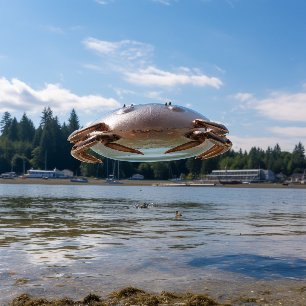 UFO alien sighting crab conspiracy